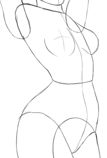 Figura femenina torso 10