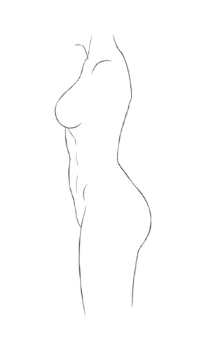 Figura femenina torso 9